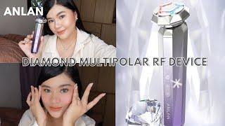 Trying the Newest ANLAN RF BEAUTY DEVICE | Reduce Chubby Cheeks & Double Chin at HOME