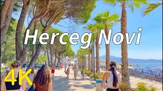 Herceg Novi Montenegro 4K Walking Tour 2024