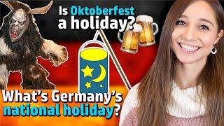 The truth about ALL German HOLIDAYS! Monsters chase us through the streets?! 