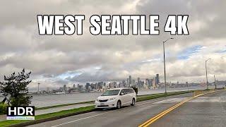 West Seattle 4k Harbor Drive Alki Beach