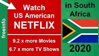 How to get US American Netflix in South Africa