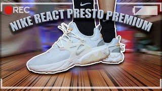 NIKE REACT PRESTO PREMIUM “SKY GREY” REVIEW/ON FEET‼️