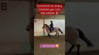 Riding mistakes, please comment #natalia #horseriding #snowballfarm #louis #pony #showjumping