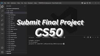 Submit a CS50 Final Project Made Outside of CS50's Codespace