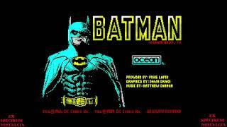 ZX SPECTRUM Loading BatMan Ocean Software 1986