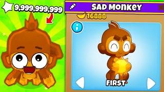 The Happier this Monkey is, the more pops it gets! (MODDED BTD 6)