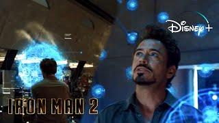 Iron-Man 2 | Tony Stark Discovering A New Element Scene | Disney+ [2010]