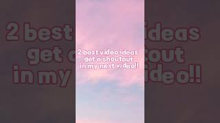 Best 2 aesthetic video ideas get a shoutout  #aesthetic #blowup #shoutout