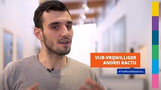 VUB volunteer Andrei Ractu