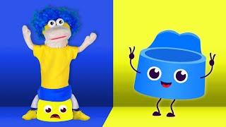 Potty with Puppets | D Billions Kids Songs