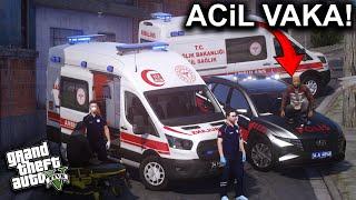 BIÇAKLI KAVGA İHBARI !!!  - 112 AMBULANS - GTA 5 ROLEPLAY