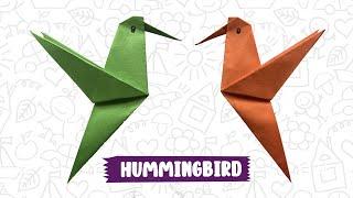 How to make a paper Hummingbird | Origami Hummingbird