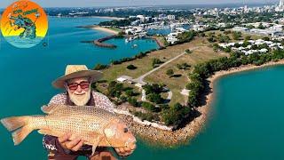 DARWIN HARBOUR CATCH COOK & BEAUTIFUL SUNSET AUSTRALIA