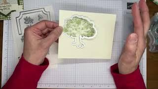 Stampin’ Up! Twisted In Time Thank You Card - Part 2! #diy #papercrafting #patternedpaper