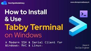 Install Tabby on Windows | Modern Terminal for MAC/Windows/Linux