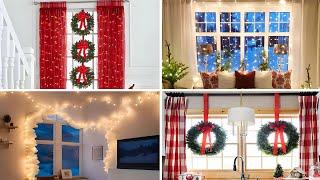 +100 CHRISTMAS DECORATION IDEAS 2024 - WINDOWS DECOR IDEAS FOR CHRISTMAS - CHRISTMAS WINDOWS IDEAS