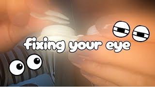 fixing your eye asmr【目にゴミ!!】