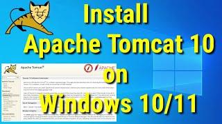 How to Install Apache Tomcat 10 Web Server On Windows 10/11