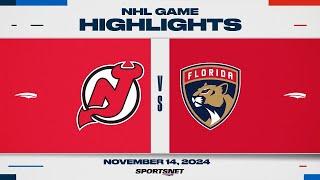 NHL Highlights | Devils vs. Panthers - November 14, 2024