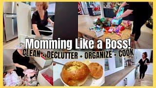 CLEAN AND DECLUTTER ~ CLEAN WITH ME ~ REAL MOM LIFE COOKING CLEANING AND MORE MOTIVATION ~ HOW TO