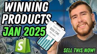 Top 5 Winning Products To Sell NOW (January 2025) | Shopify Dropshipping Trends