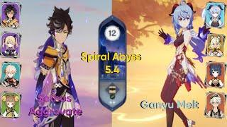 C2 Sethos Aggravate & C0 Ganyu Melt | Spiral Abyss 5.4 | Genshin Impact