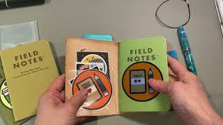 Travellers Notebook setup for Pocket sizes like Field Notes, Log & Jotter, Write, etc