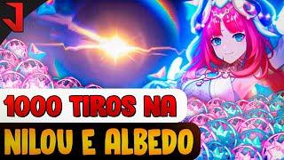 MAIS DE 1000 TIROS NO BANNER DA NILOU E DO ALBEDO | GENSHIN IMPACT