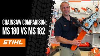 Which Chainsaw Should I Get? STIHL MS 180 vs MS 182