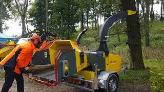 TS Industrie - Chipper shredder demo