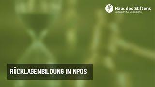 Rücklagenbildung in NPOs – Haus des Stiftens