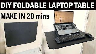 EASY DIY - FOLDABLE LAPTOP table.