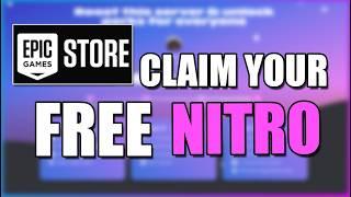 EPIC GAMES X Discord Nitro 1 MONTH FREE SECRET NITRO PROMOTION!