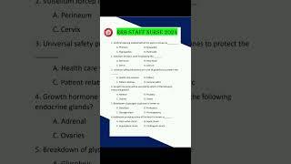 RRB STAFF NURSE 2024||MCQ SOLVE ||RRB STAFF NURSE RECRUITMENT
