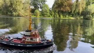 RC tugboat „Odin“ from robbe with sound