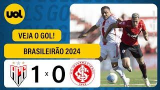 ATLÉTICO-GO 1 X 0 INTERNACIONAL - BRASILEIRÃO 2024; VEJA O GOL DE JAN HURTADO