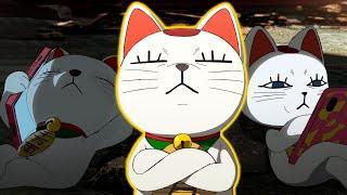  アニメのシーン  °ターボばあちゃんの招き猫° #DanDaDan