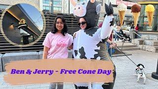 Ben & Jerry Free Ice Cream Cone Day I TravelFreak Videos