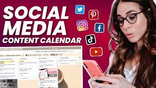 The ULTIMATE Social Media Content Calendar 