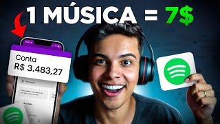 FAÇA $7 A CADA MÚSICA QUE OUVIR DE GRAÇA? (Ganhar Dinheiro Online)