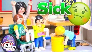 Ricardo Family  Johnny Gets Sick At School!