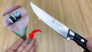 KNIFE Like a Razor! Sharpen Your Knife in 2 Minutes With This Little Known Tool