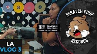 Skratch Poop Vlogs - Rainbo Records Tour 2018 - How Vinyl Records Are Made - LA Vlog 3 2018