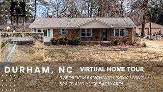 DURHAM, NC HOMES FOR SALE | Virtual Ranch Home Tour