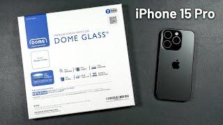 Whitestone Dome Premium Glass Screen Protector for iPhone 15 Pro - Full Install Guide