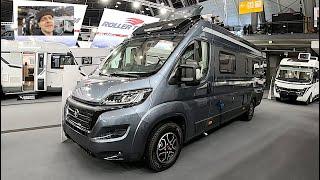 Mobilvetta Design Admiral K 6.3 model 2024 luxury RV Camper Van Fiat CMT walkaround + interior V1704