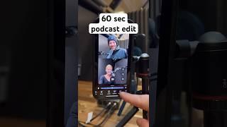 How to record & edit a video podcast on iPhone in 60 seconds