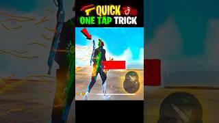 Secret Quick [ One Tap Headshot ] Trick | New Best One Tap Setting ️