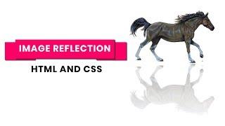 Simple Image reflection effect using html and css only