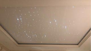 Stretch ceiling with stars how to install basic option